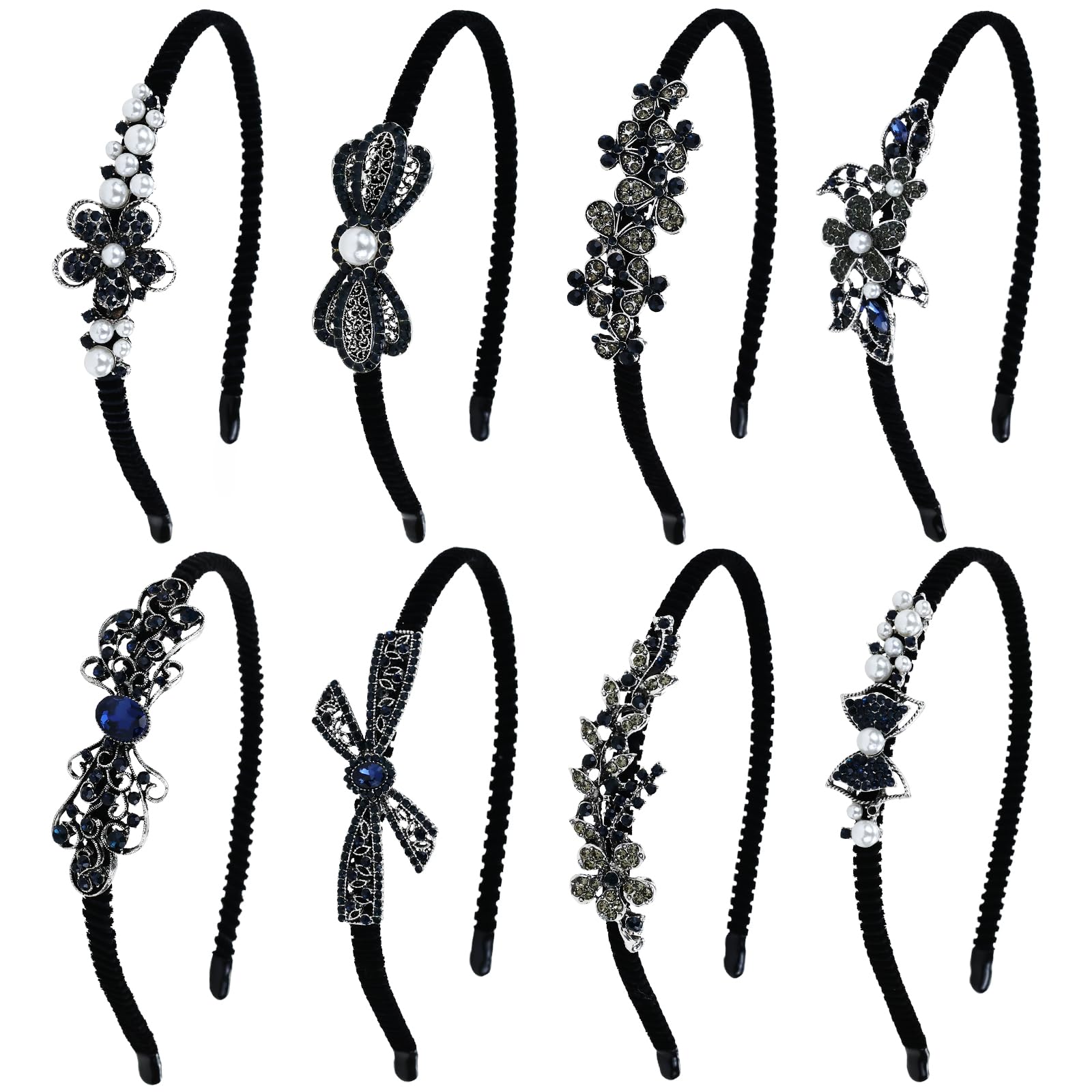 Lawie front packshot showing eight headbands and variety benefit styling