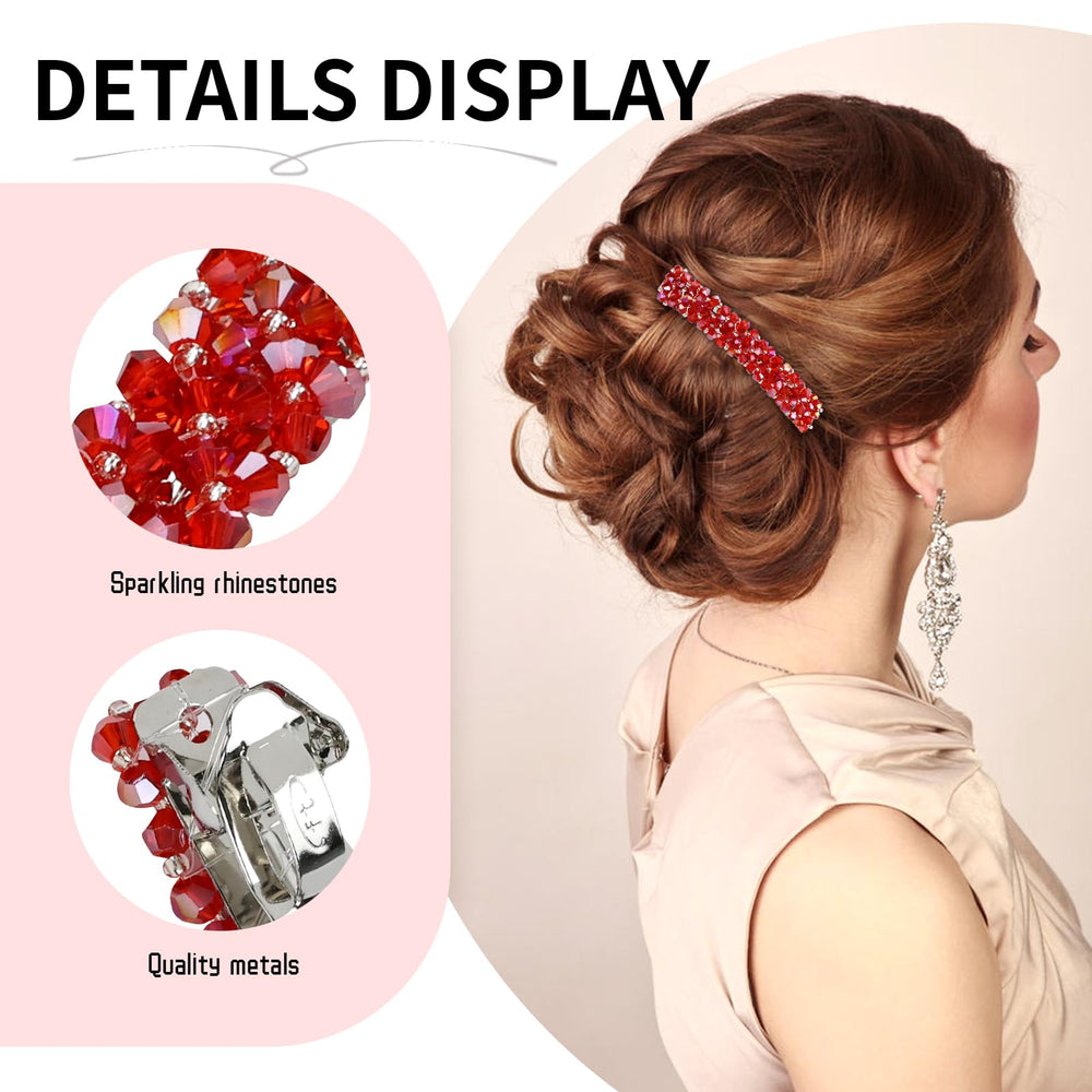 Lawie clipped into hair half-up style showcasing easy use and polished finish