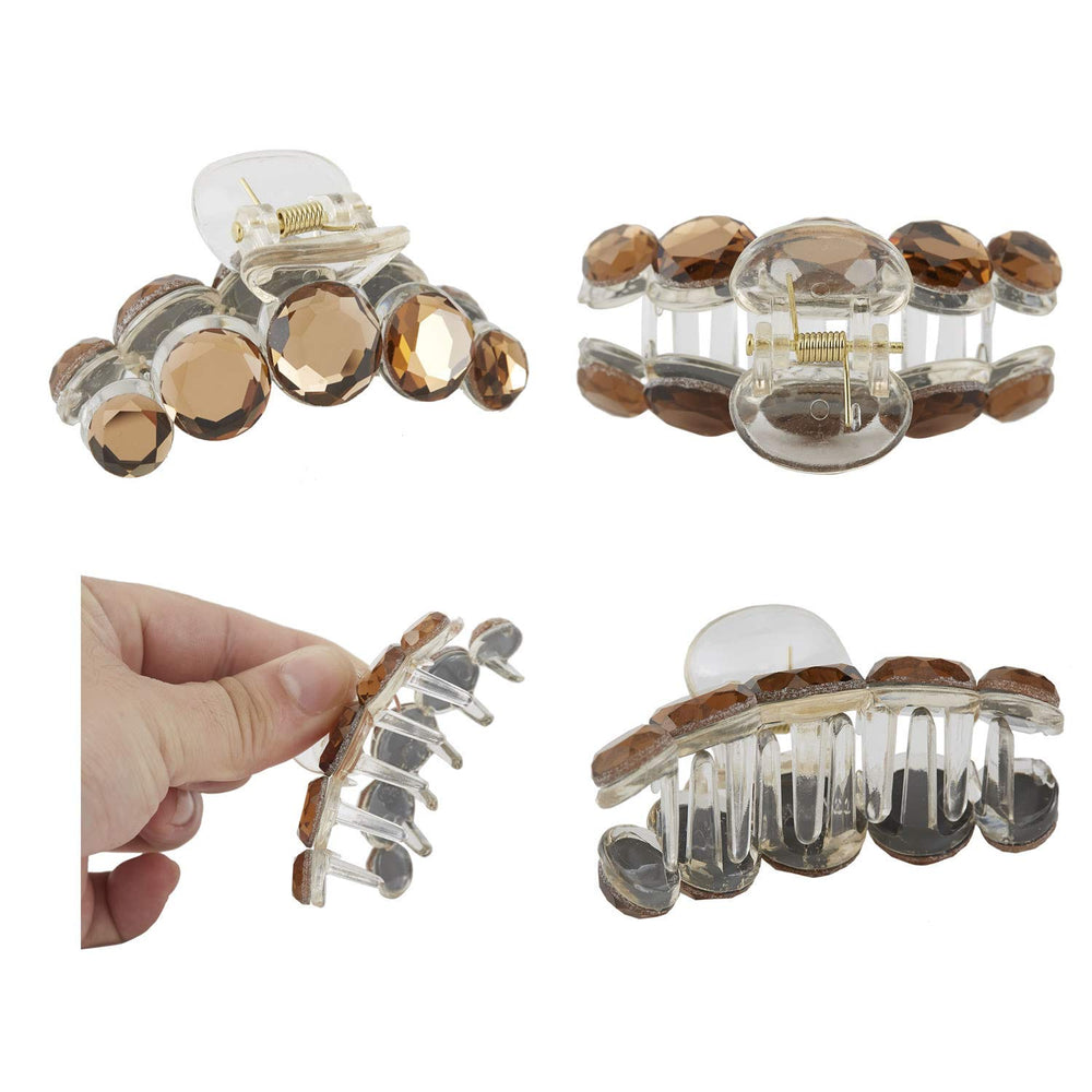 Lawie clips staged on a vanity, stylish accessory for daily wear