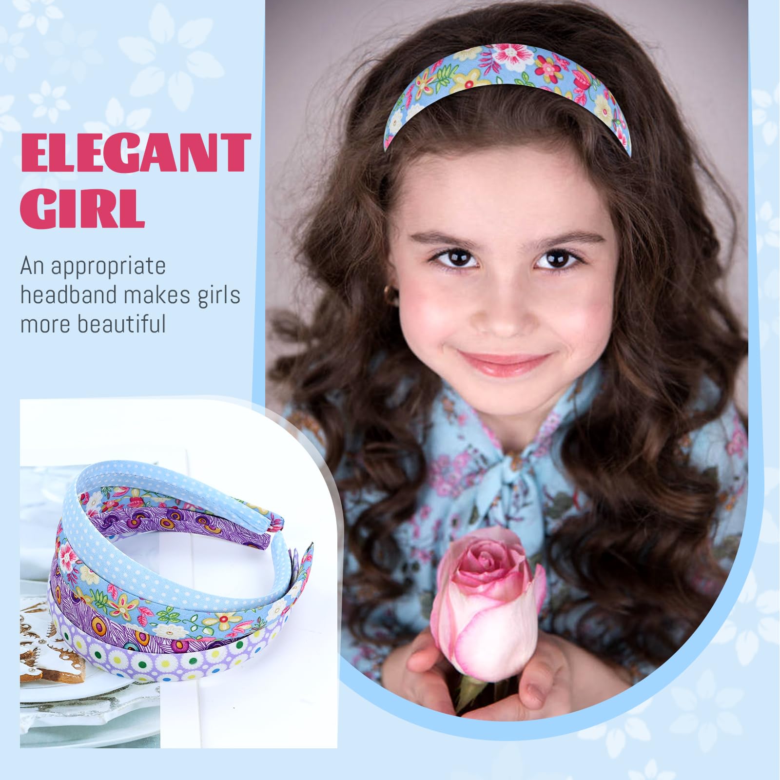 Lawie headband worn by child smiling showing comfortable fit