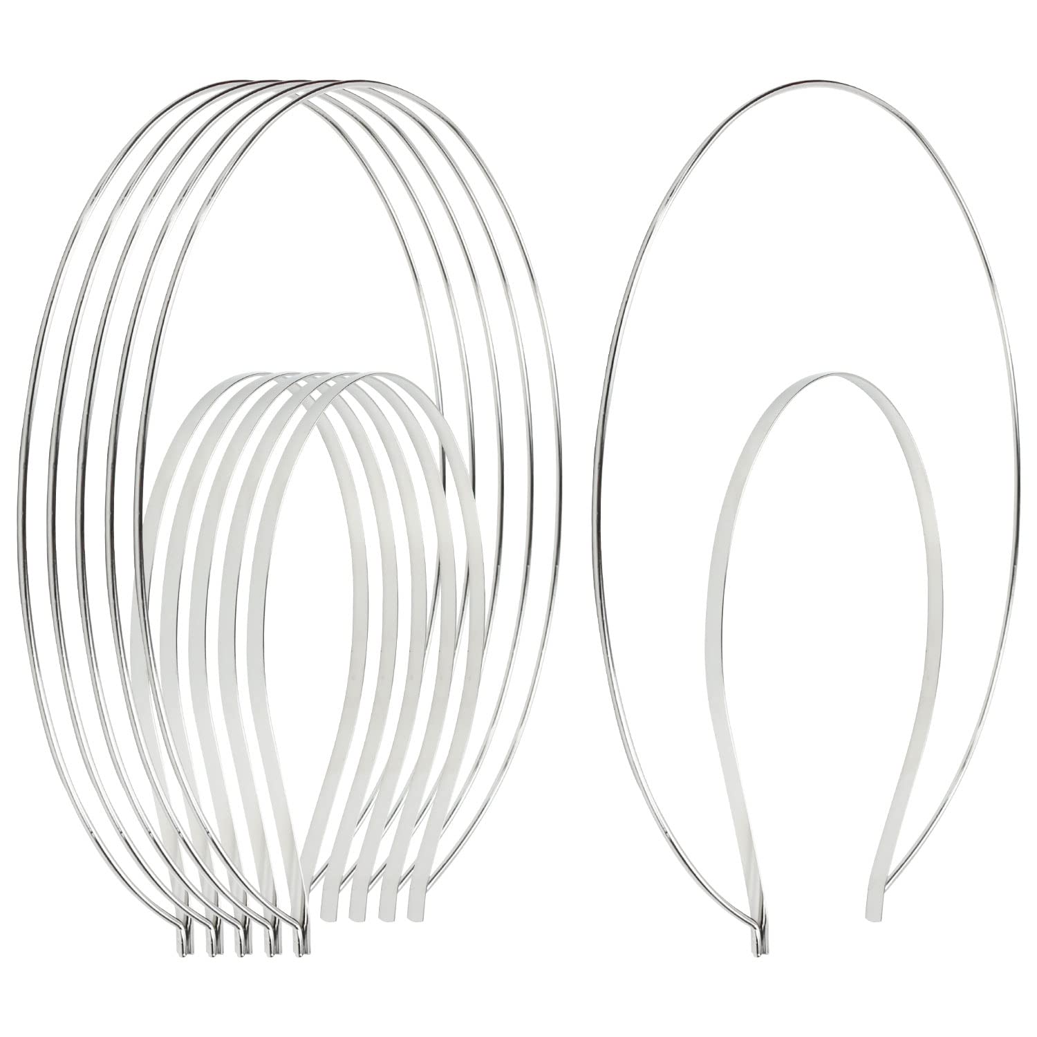 Lawie silver halo crown front view showing clean metal finish and lightweight benefit