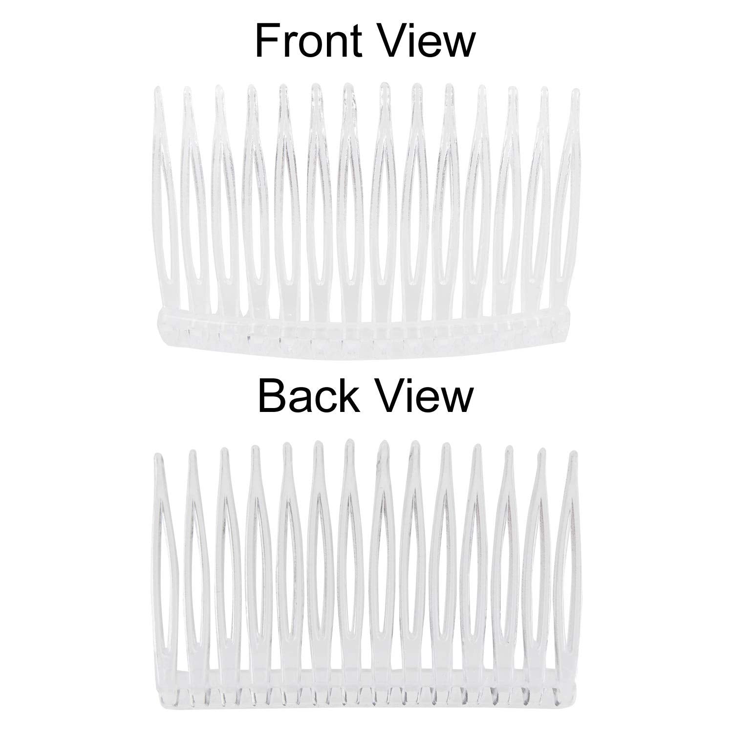 Lawie comb next to ruler demonstrating 4.5 by 7 cm size for precise fitting