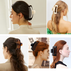 LAXIZAR clips securing a bun for secure hold during daily activities