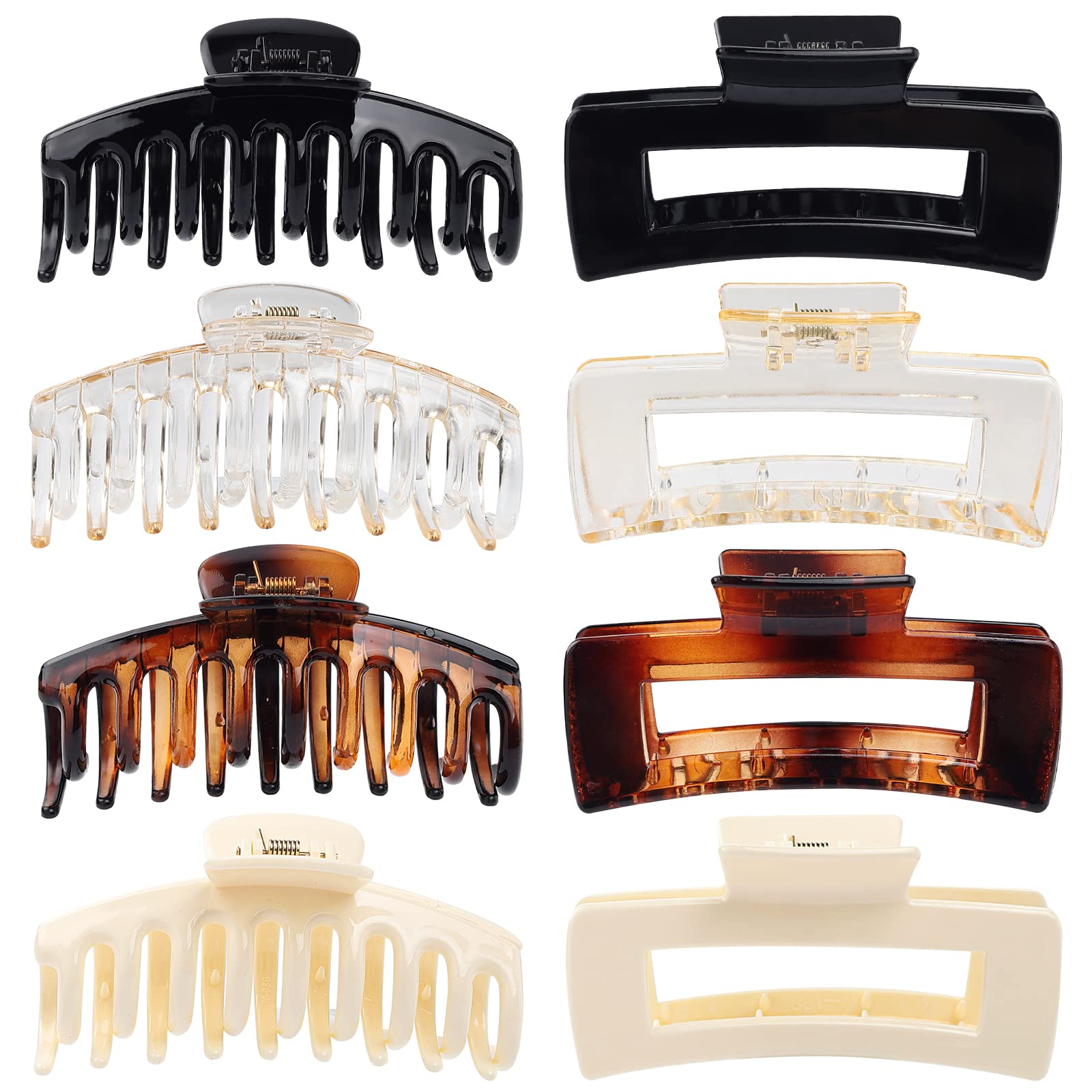 LAXIZAR front pack showing all eight clips and color variety for ready styling