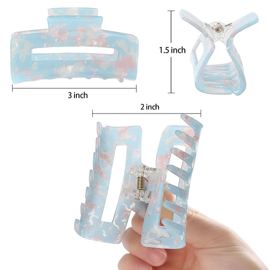 LAXIZAR close-up of rectangle-shaped clip illustrating sturdy shape and comfortable hold