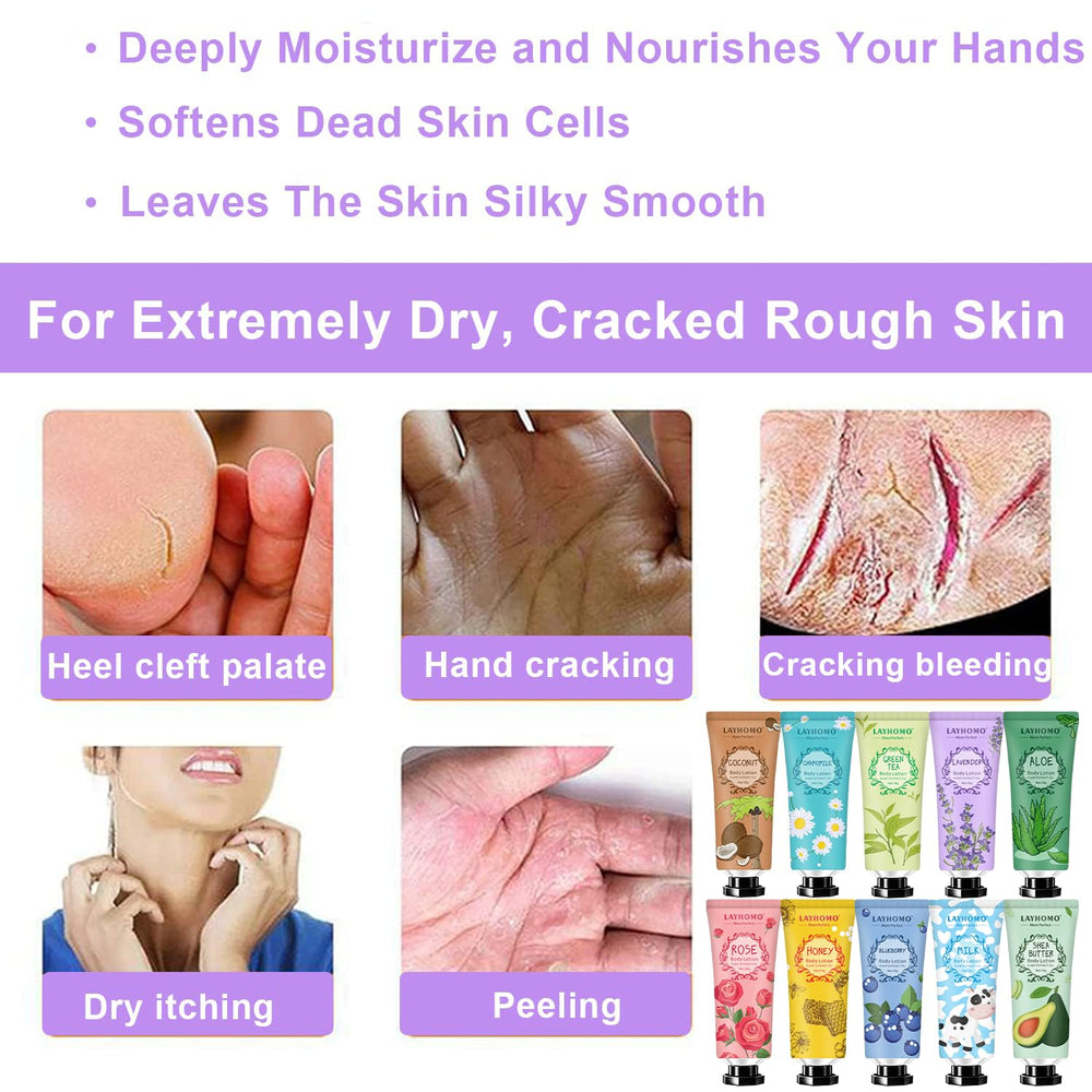 Layhomo application lifestyle photo of person applying lotion for soft skin benefit