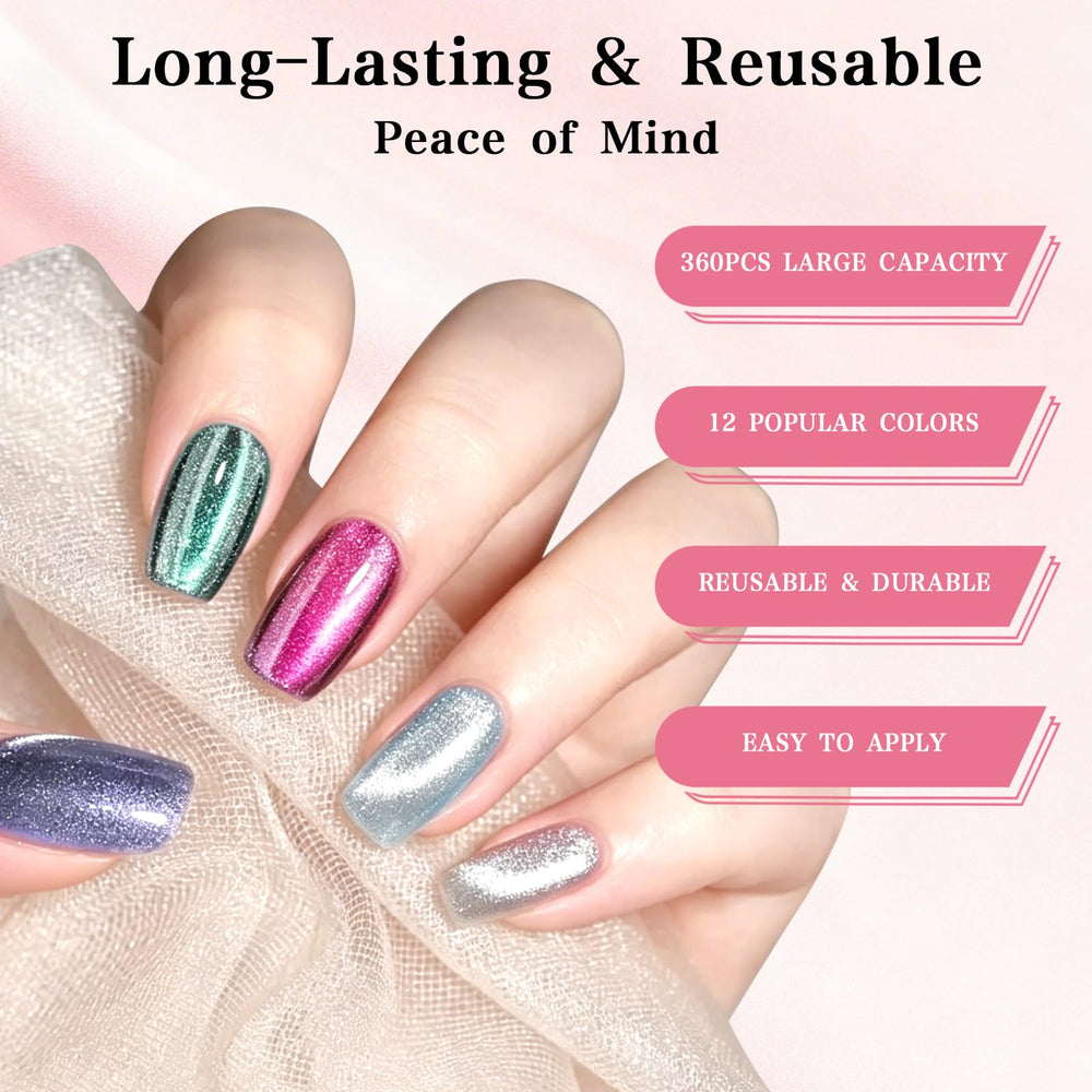 LAYOOYOO spread of twelve colors showing variety and styling options
