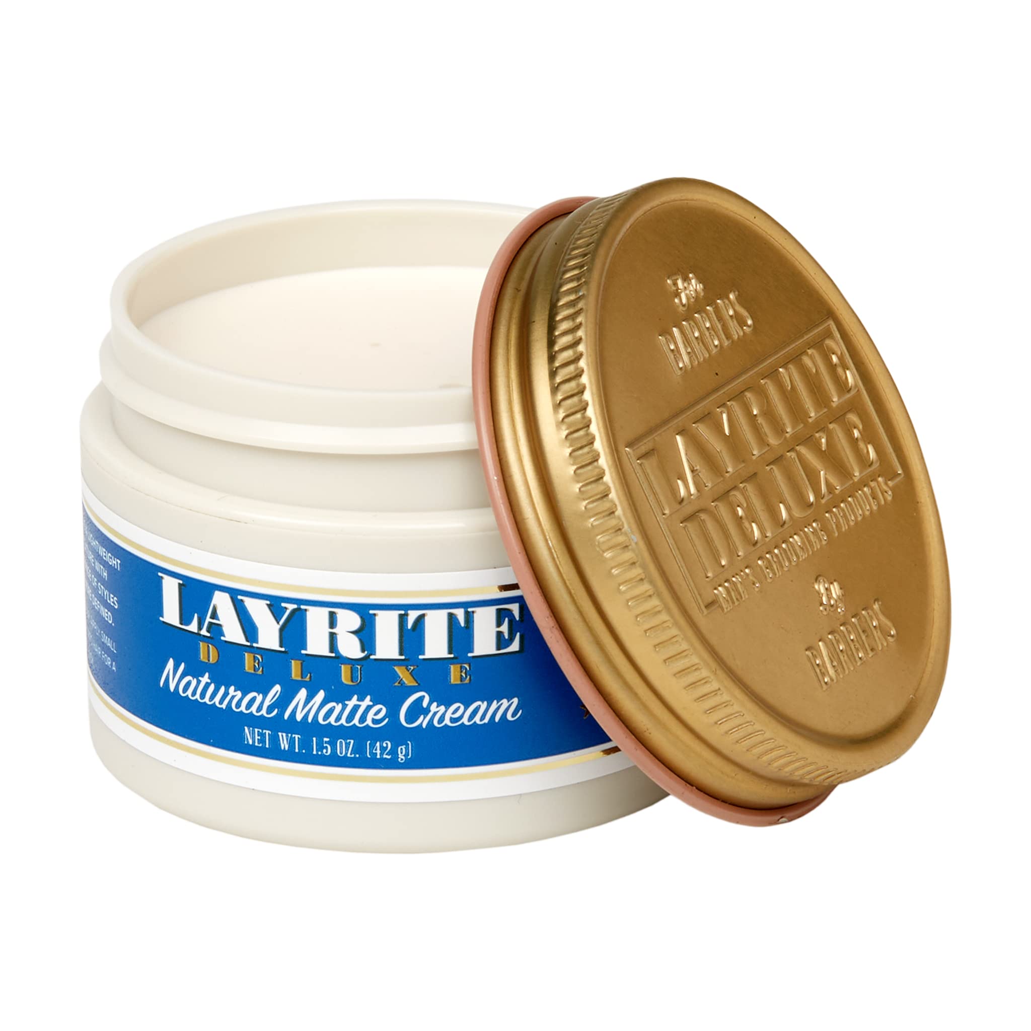 Layrite cream texture close-up highlighting easy distribution benefit