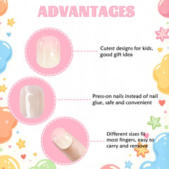 Laza nail application on child's hand demonstrating quick wear and neat results