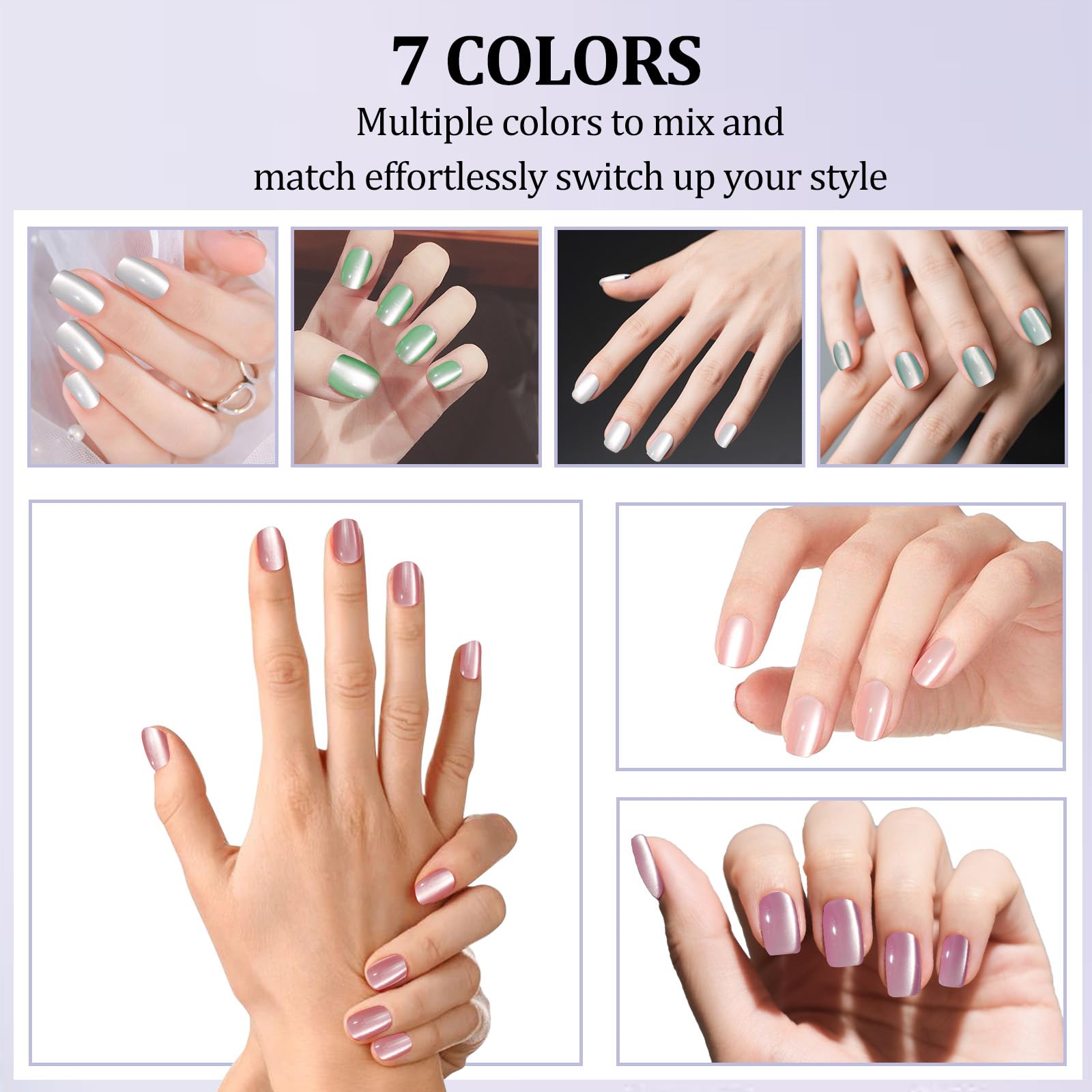 Laza application in hand pressing a tip to show quick salon-style result