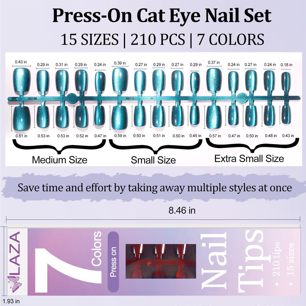 Laza side profile of nail tips highlighting reflective shine benefit salon-quality finish