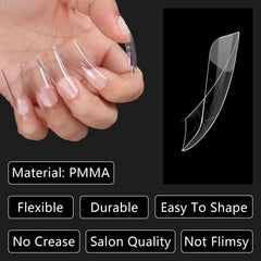 Laza close-up of auxiliary lines on tip for precise shaping and consistent French guides
