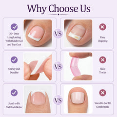 Laza detailed view of French tip edge highlighting clean lines for polished results