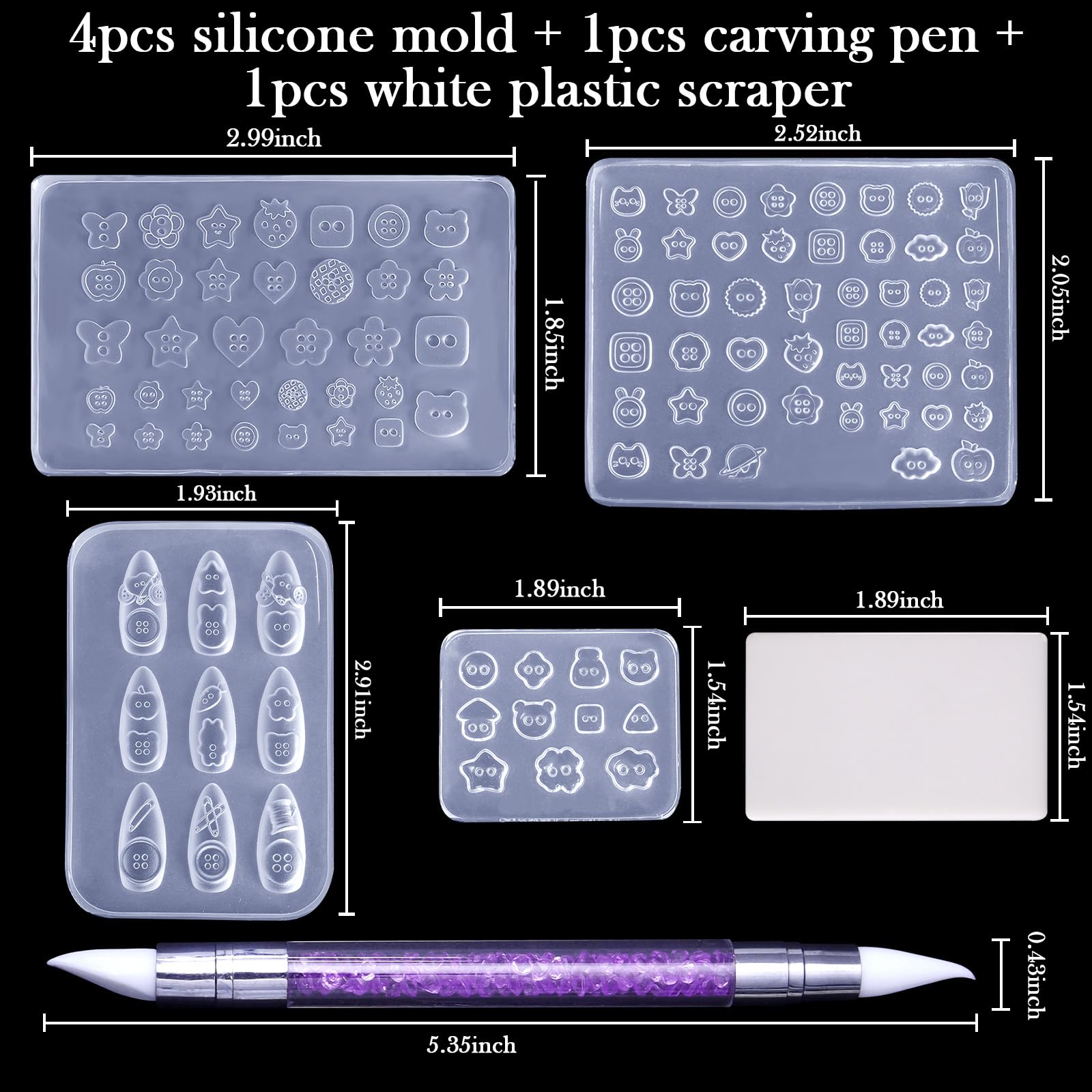 Laza double-head carving pen poised over mold to demonstrate precise filling