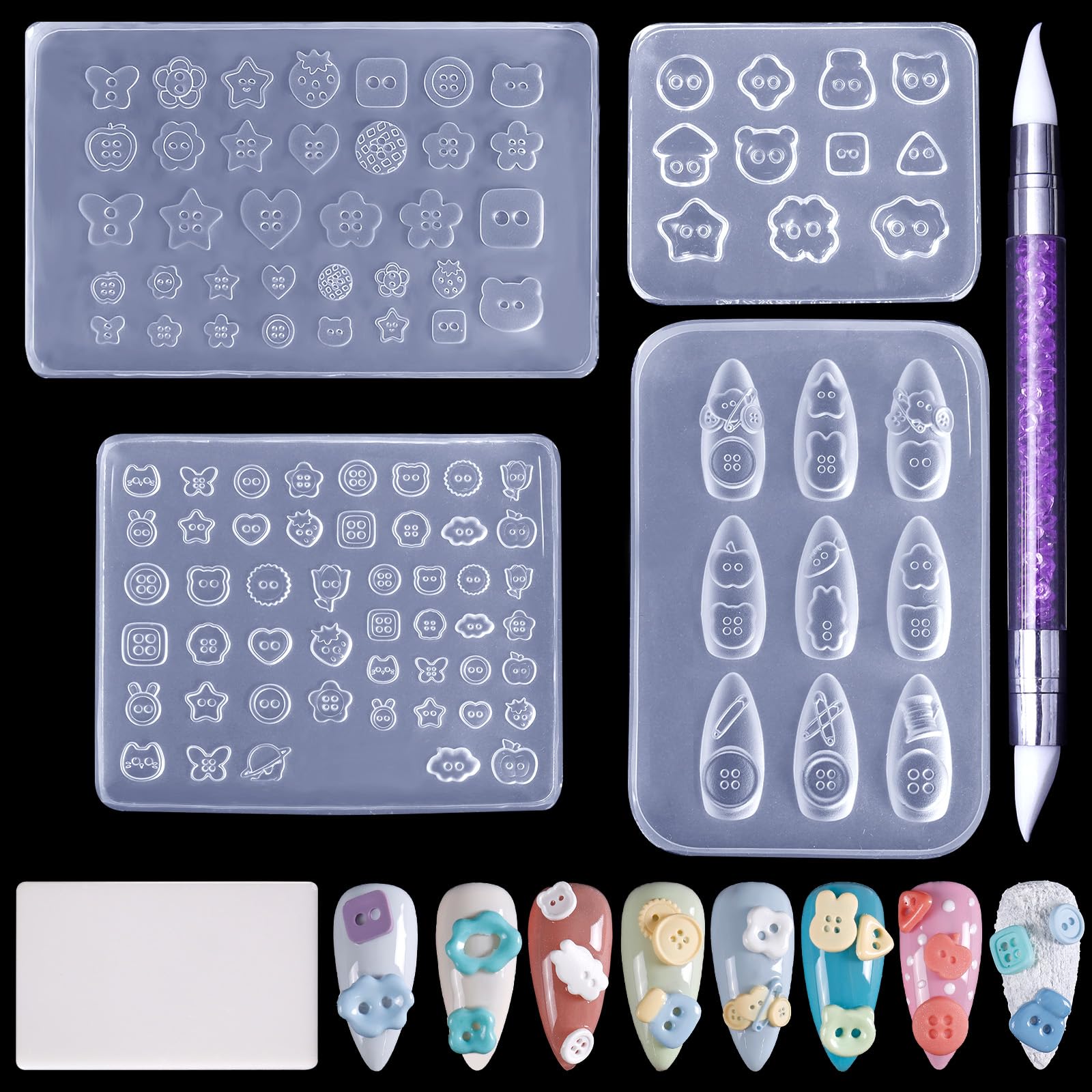 Laza front packaging showing full mold kit and included tools for quick crafting