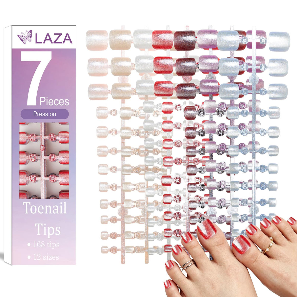 Laza front packaging showing Moonlit Silver Glow and benefits of complete kit