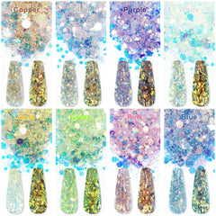 Laza glitter mixed into resin pendant creating shimmering jewelry accents