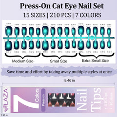 Laza glossy finish reflecting light to enhance multi-hue cat-eye benefit