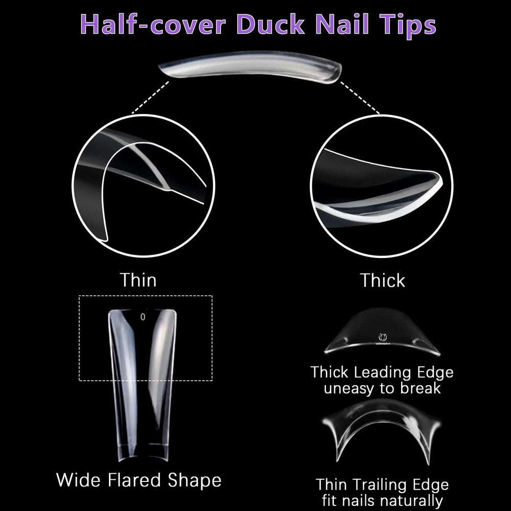 Laza in use application on natural nail demonstrating simple glue fit