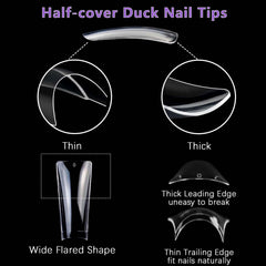 Laza in use application on natural nail demonstrating simple glue fit