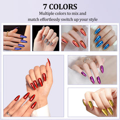 Laza nails in use on woman holding coffee for durable everyday wear