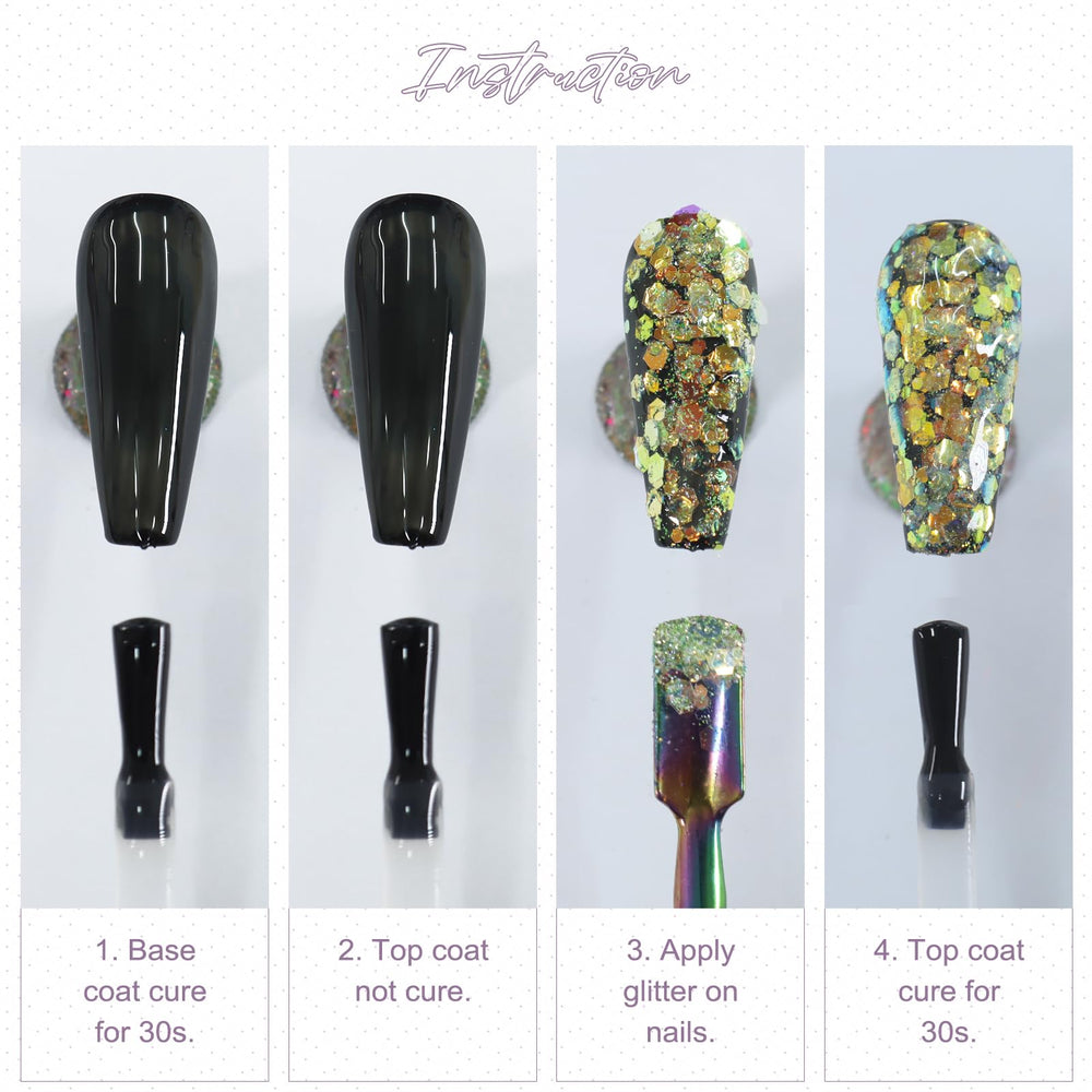 Laza glitter jar next to coin to show portable size and travel convenience