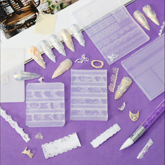 Laza lifestyle workspace with kit, inspiring portable nail creativity