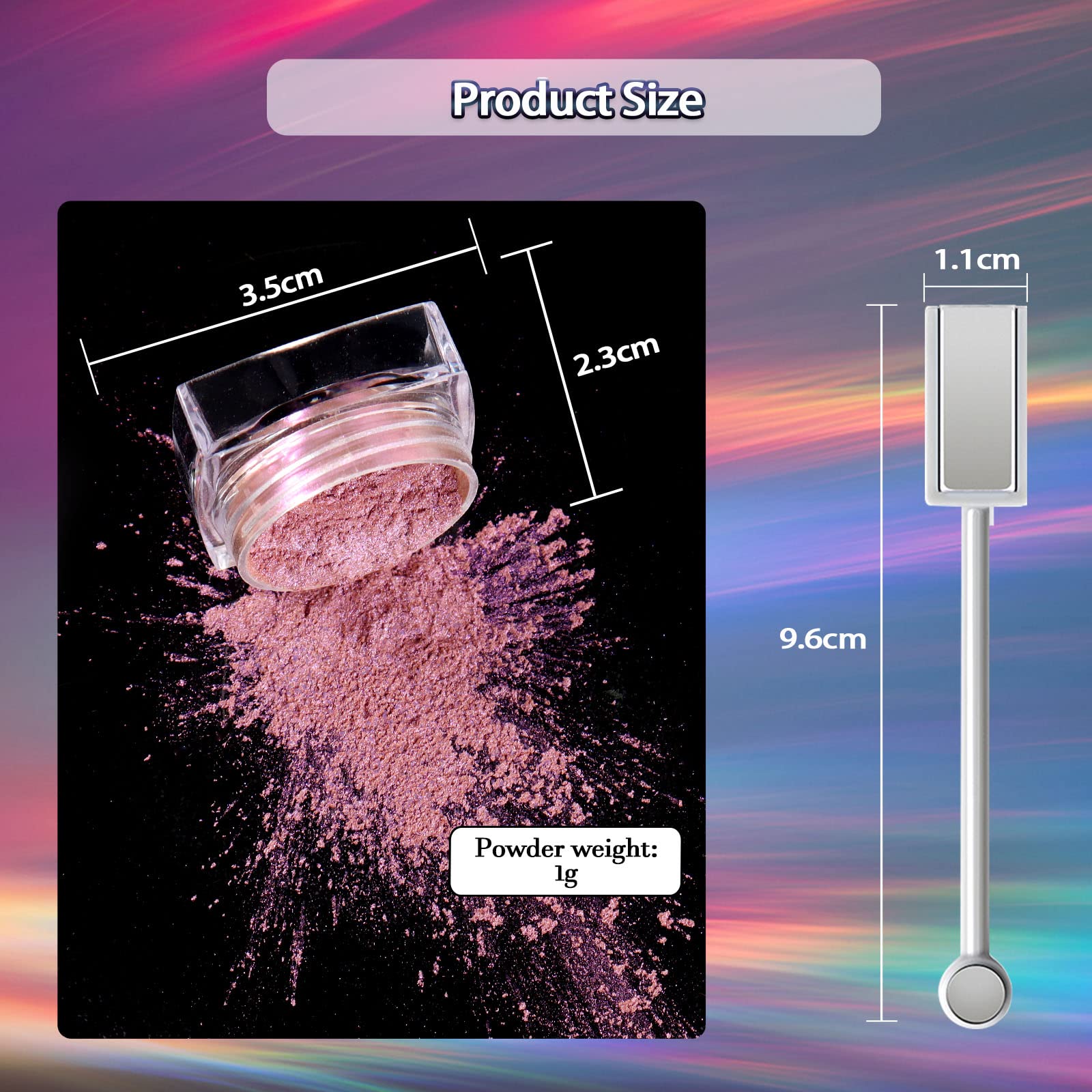 Laza magnetic stick detail with dual heads benefit: create straight or curved cat-eye lines
