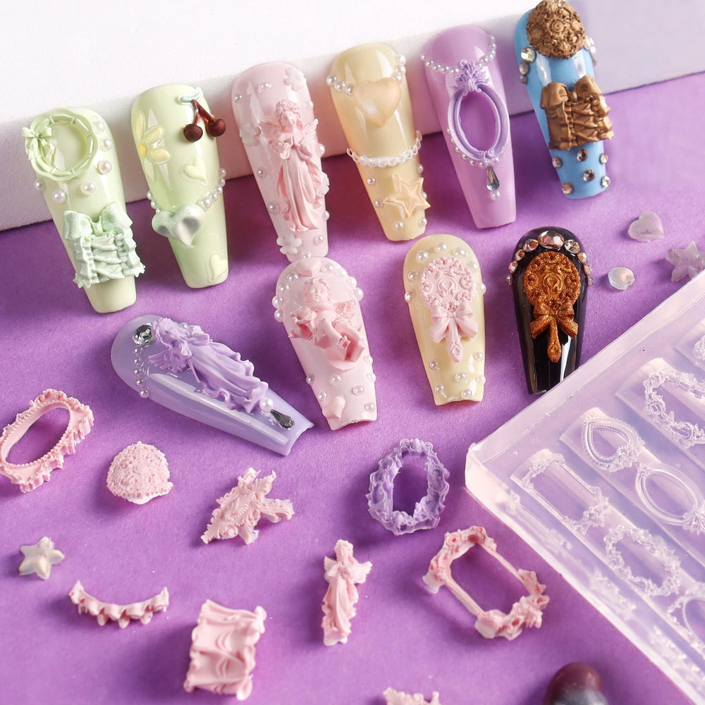 Laza mirror frame mold detail highlighting crisp edges and easy release