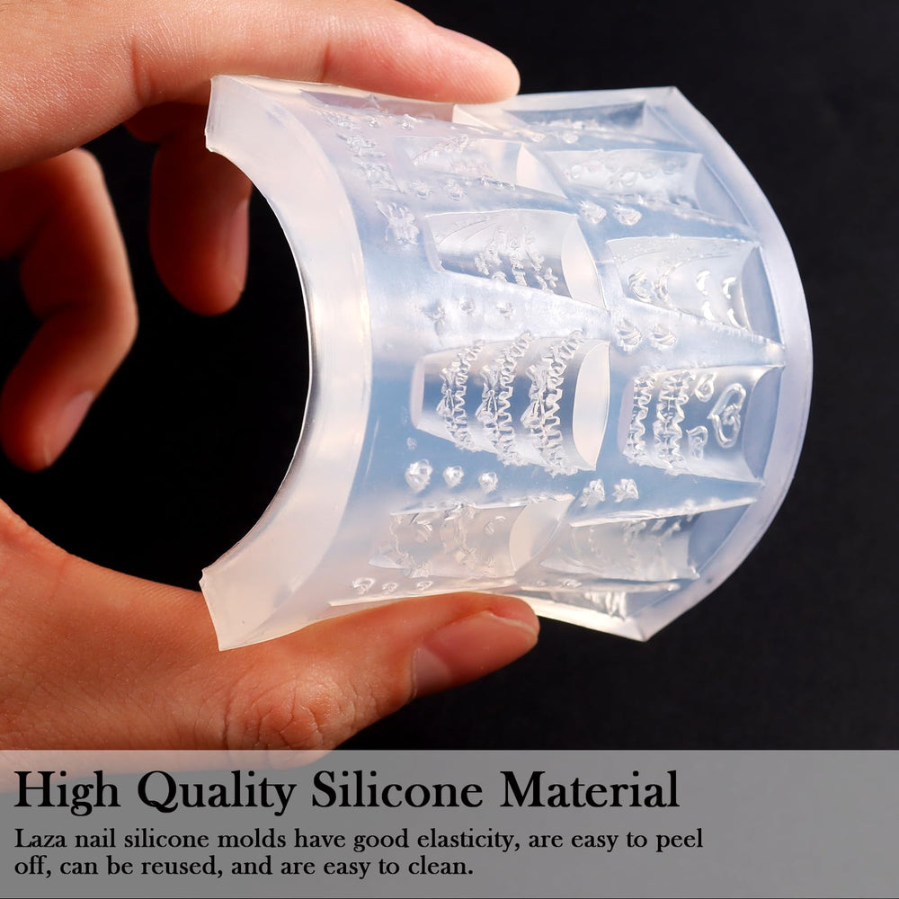 Laza cured resin charms popped from molds, ready to attach for durable accents