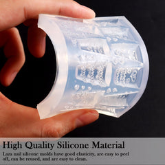 Laza cured resin charms popped from molds, ready to attach for durable accents