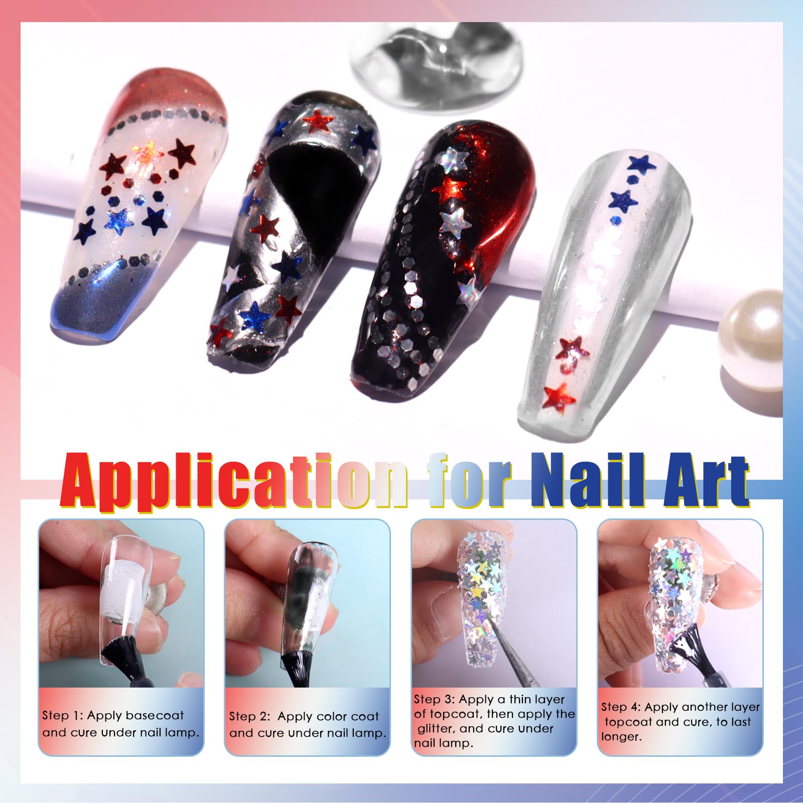 Laza stars embedded in resin charm showcasing craft durability and color