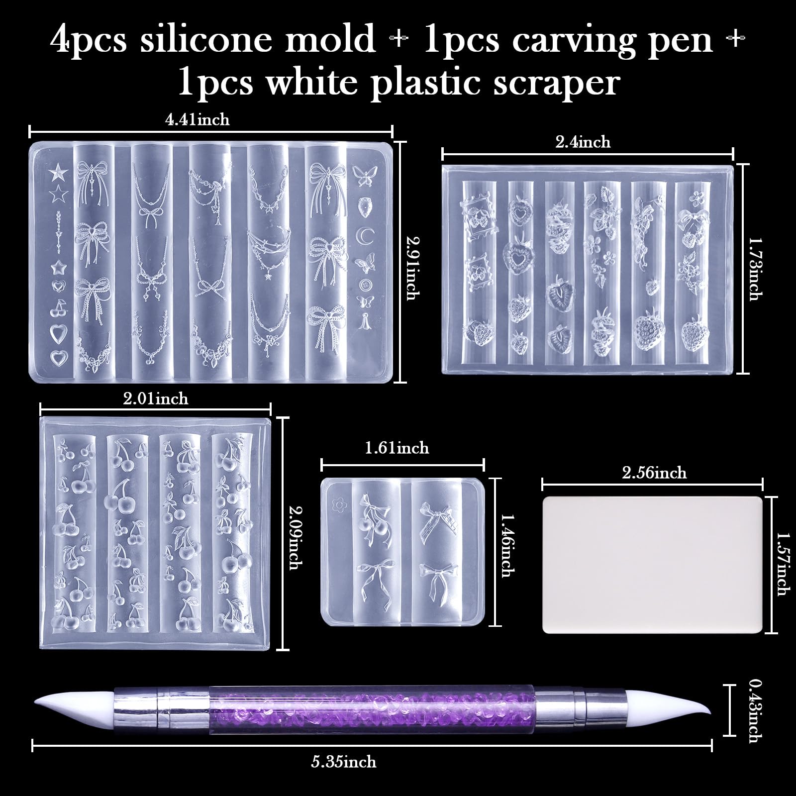 Laza double-ended sculpture pen and white scraper, precise filling and leveling