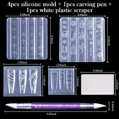 Laza snake mold texture closeup showing scales for realistic small charms