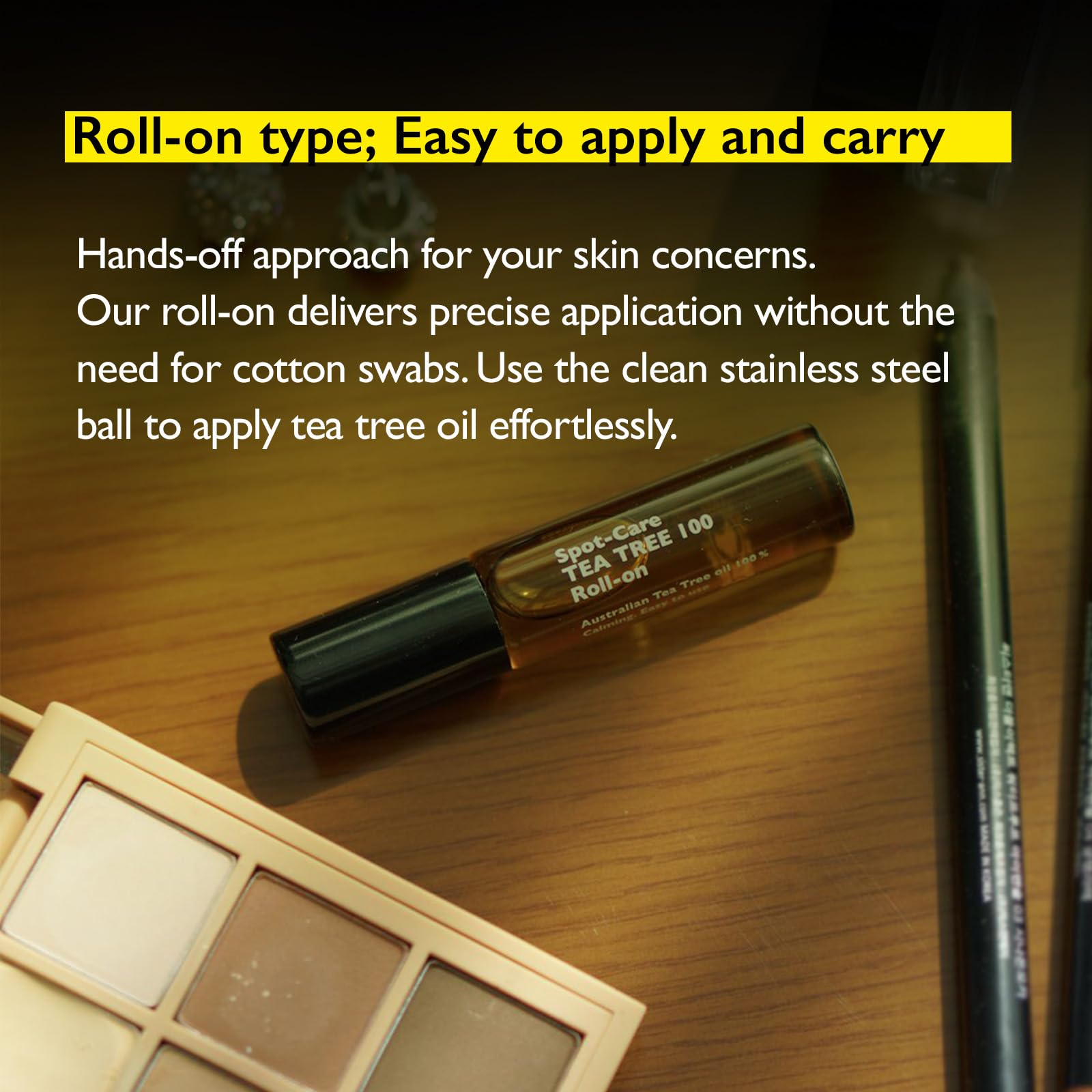 Lazy Society tea tree oil texture close-up highlighting pure undiluted botanical benefit