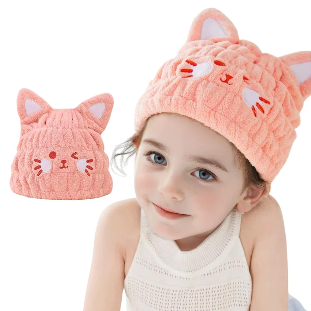 LCBD pink cat front view showing cute cap and fast absorbency