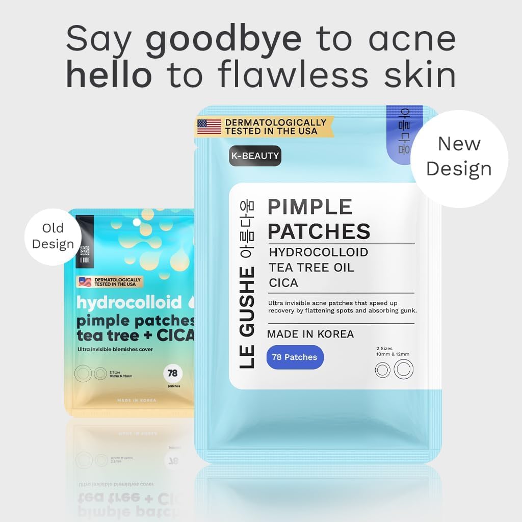 LE GUSHE product on bathroom vanity next to skincare showing routine fit benefit