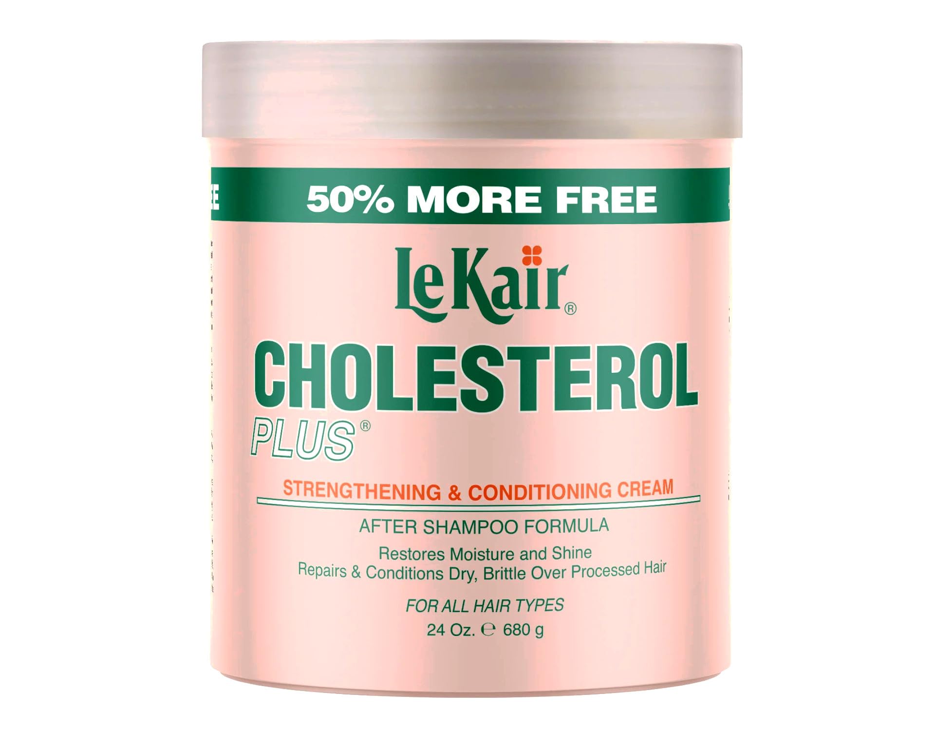 Le Kair front jar 24 oz showing label and product volume, ideal for extended treatments