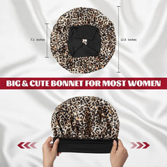 LEADUWAY bonnet worn while sleeping to reduce frizz and keep styles intact