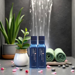 Leaf & Flower conditioner texture drop highlighting lightweight hydration benefit