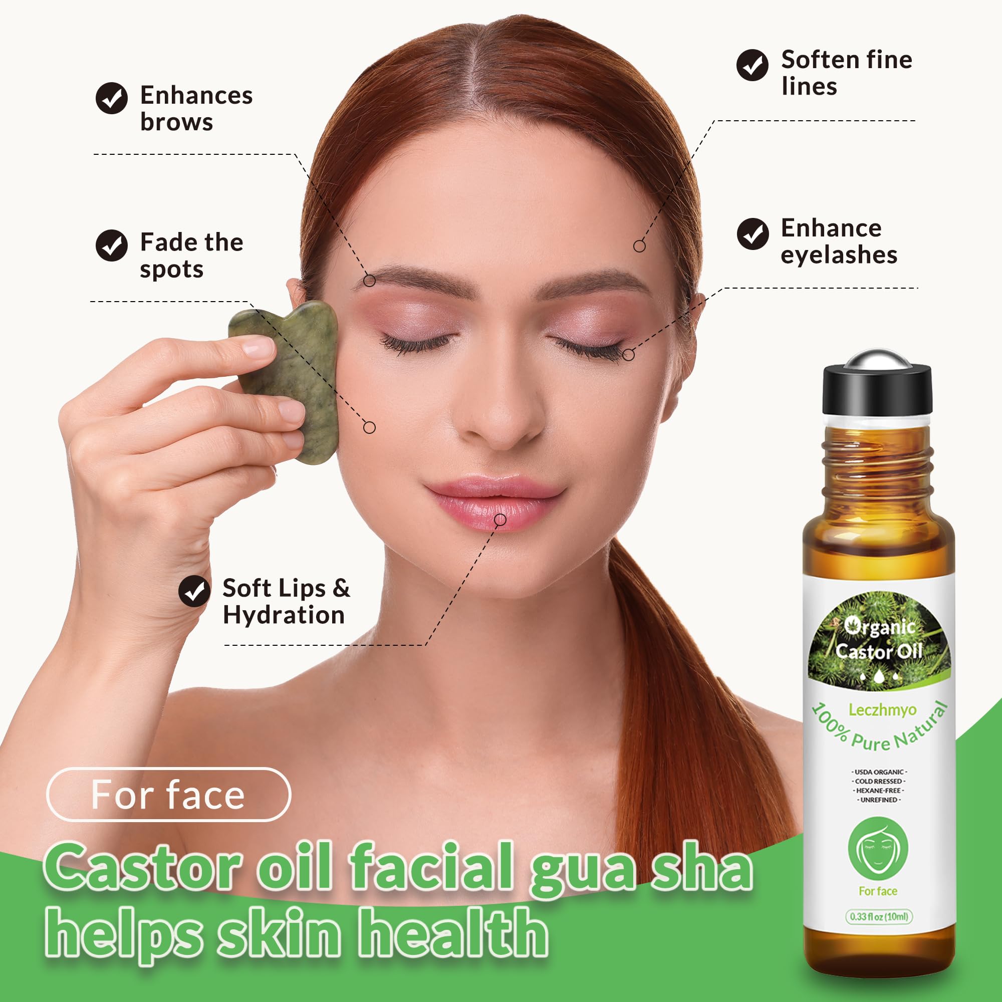 Leczhmyo under-eye application demonstrating gentle glide and targeted hydration