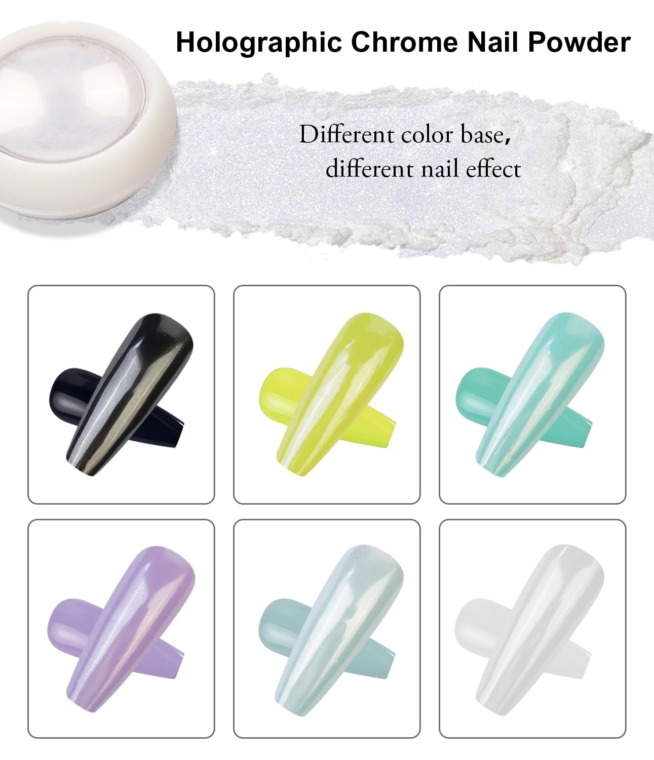 Lifestyle manicure scene with LEDSUUEI powder for salon-quality look benefit