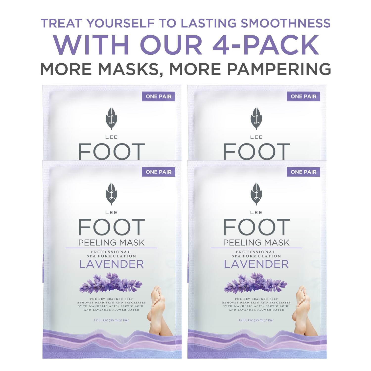 Lee Beauty four-pair pack laid out to display value and quantity