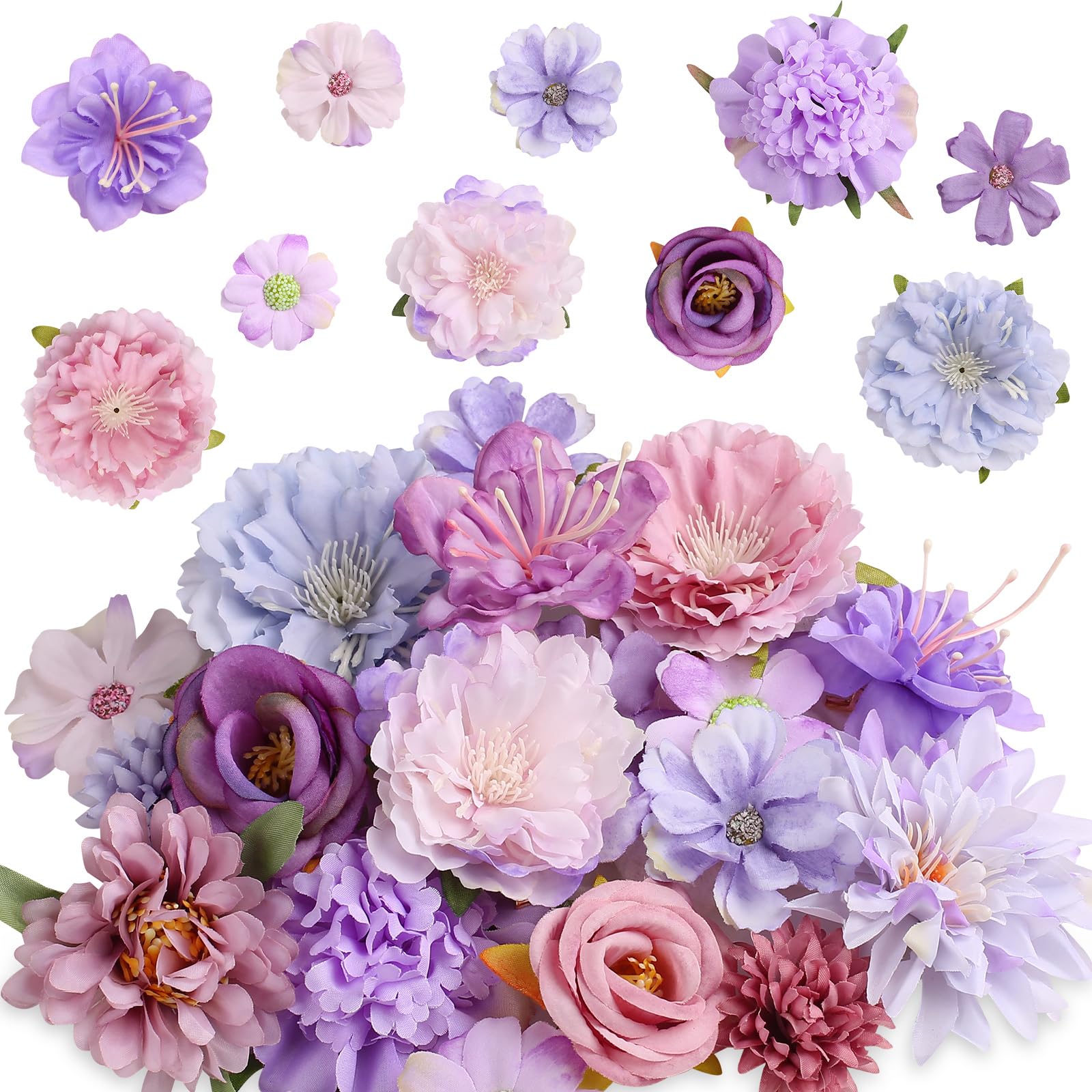Leery floral clips on a bridal updo illustrating event-ready boho charm