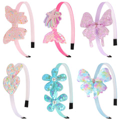 Leery headband front pack showing six powder blue designs and gifting appeal