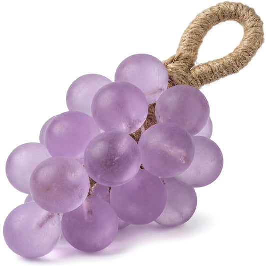 Lekgavd grape soap front view showing purple cluster and rope, decorative appeal