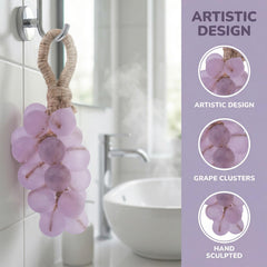 Lekgavd soap in hand producing foam, easy lather for gentle cleansing