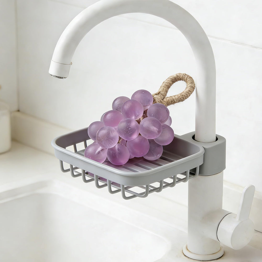 Lekgavd rope and knot detail for hanging, keeps soap dry and tidy