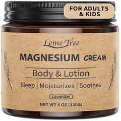 LemeTree jar front view showing label and lavender scent benefit