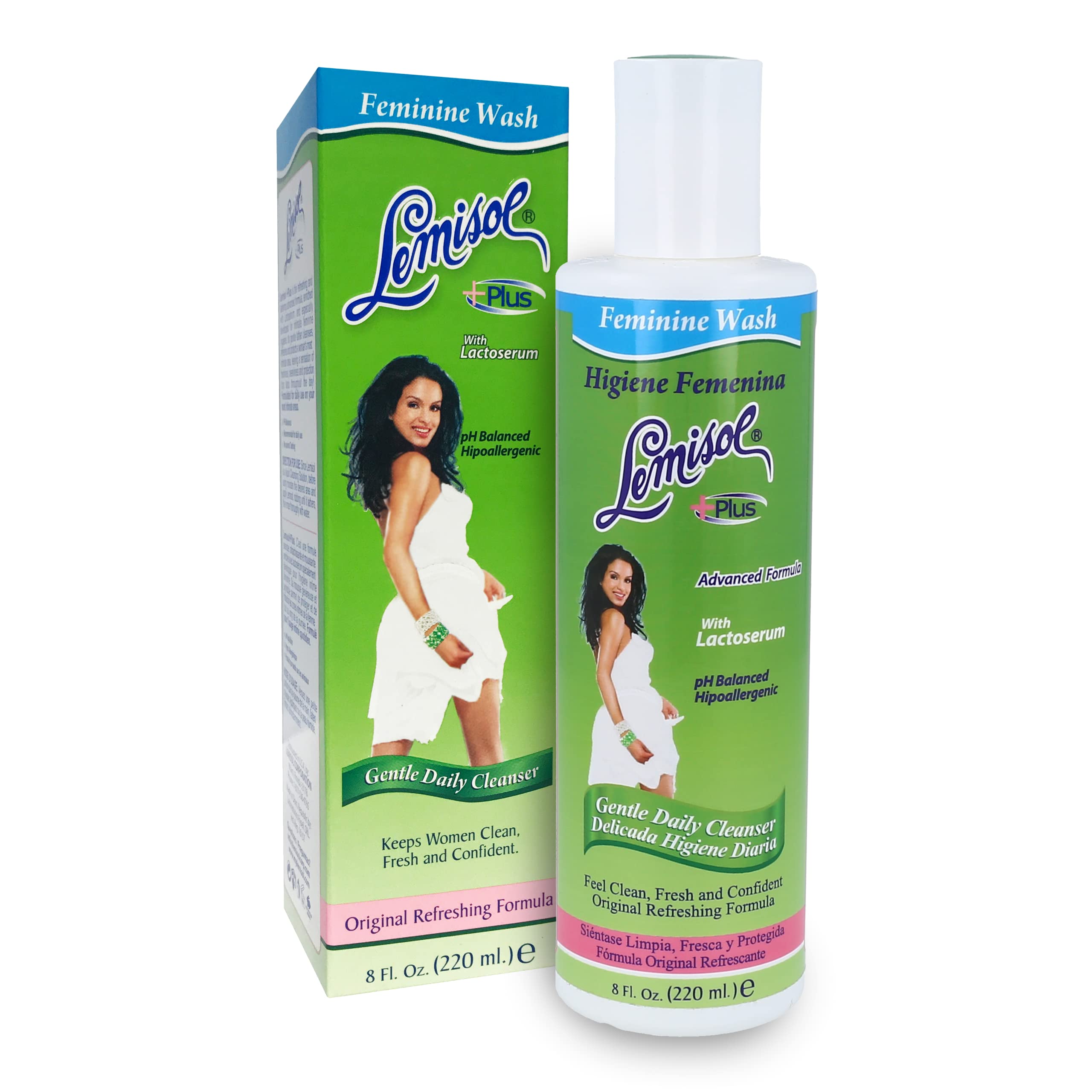 Lemisol front packaging showing 8 fl oz bottle and clear label, easy-identify benefit